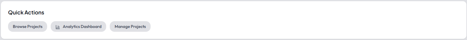 Quick Actions widget