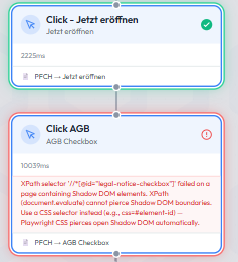 Error handling