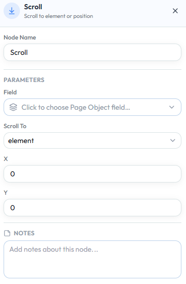 Scroll configuration