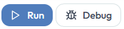 Run and Debug mode toggle