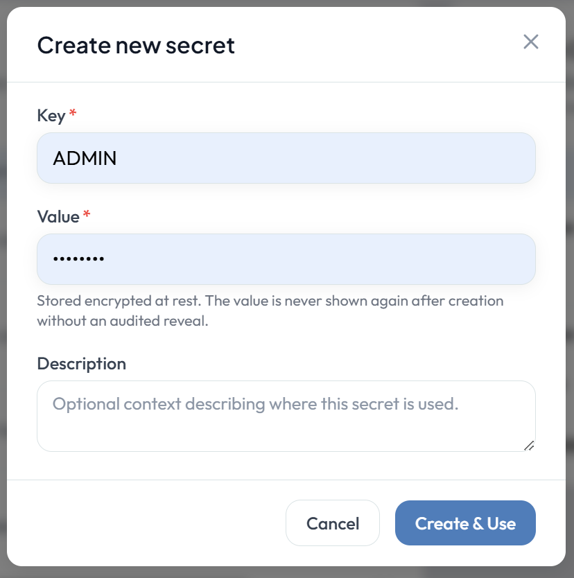 Environment Secrets